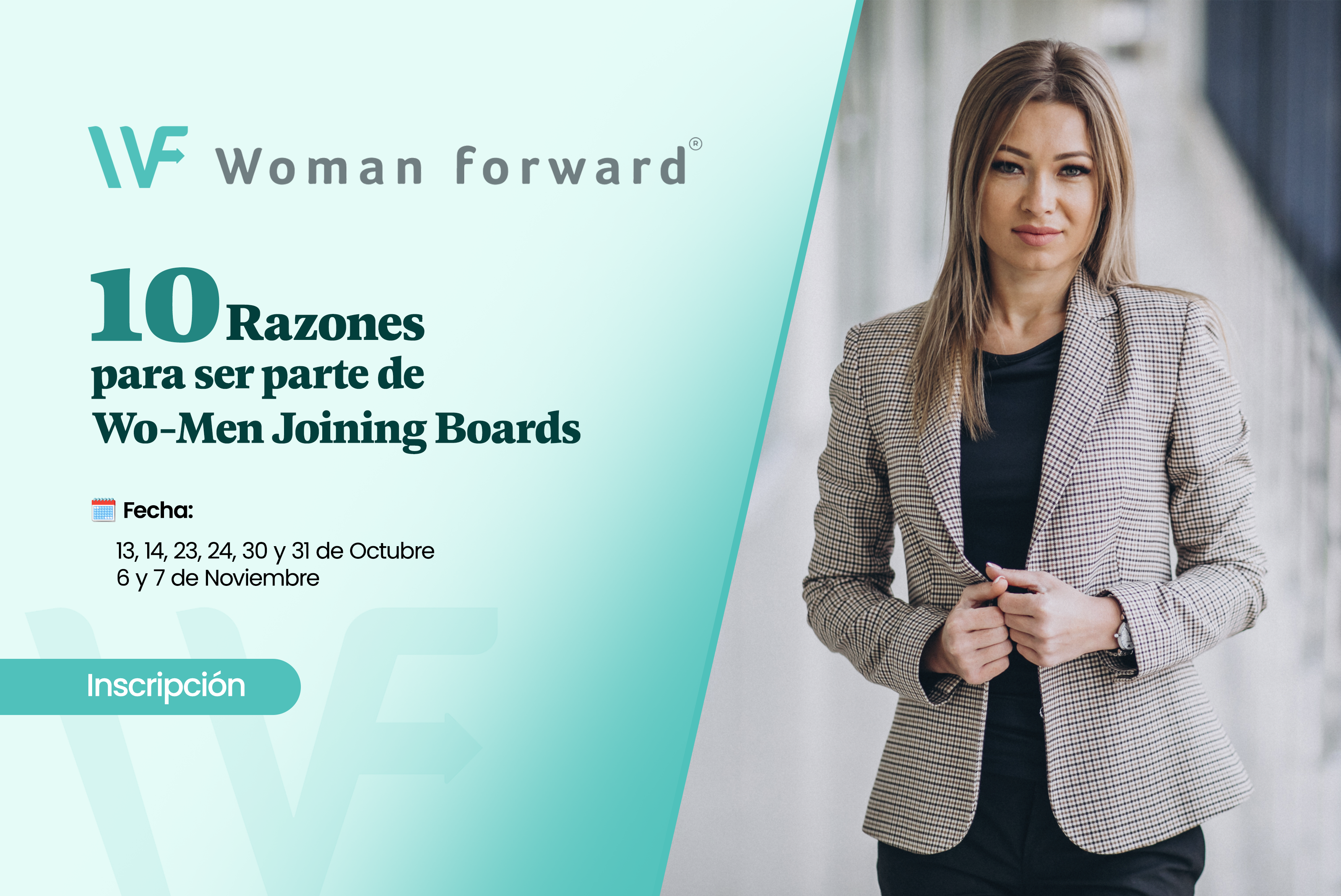 10 Razones para ser parte del programa Wo-Men Joining Boards
