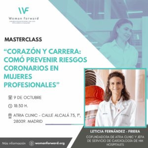 Masterclass prevención riesgos coronarios en mujeres profesionales – Madrid